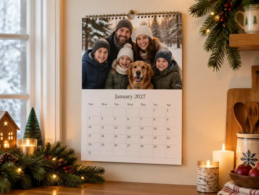 Kalender med jeres egne billeder